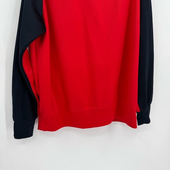 Nike Full Zip Training Track Jacket Men's Size XL black white Red Pockets - Picture 9 of 11